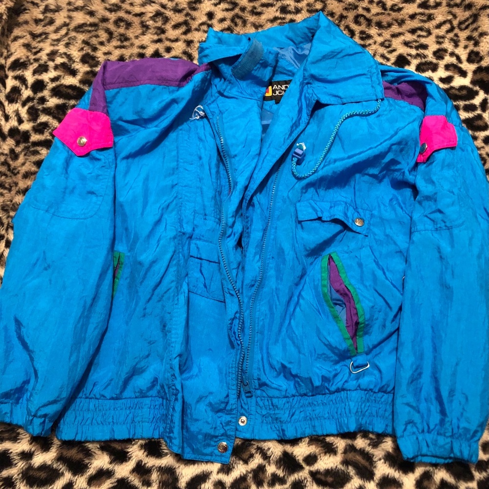 Andy Johns Women’s 80s 90s style windbreaker M